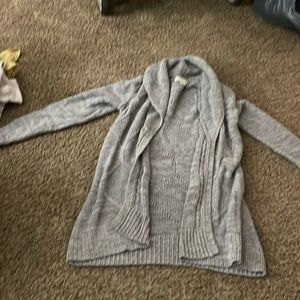 Ann Taylor Grey Knitted Cardigan